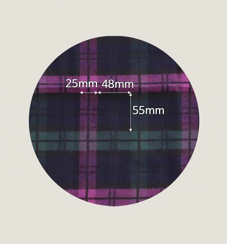 Brushed Checker Cotton Fabric, Tartan Check Fabric, Winter Fabric, Warm Fabric, Plaid Fabric, Quality Korean Fabric - By the Yard /52285