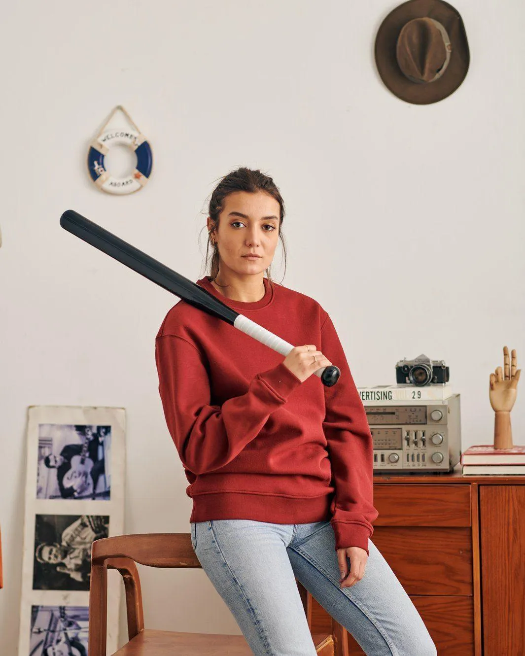 Burgundy Crewneck
