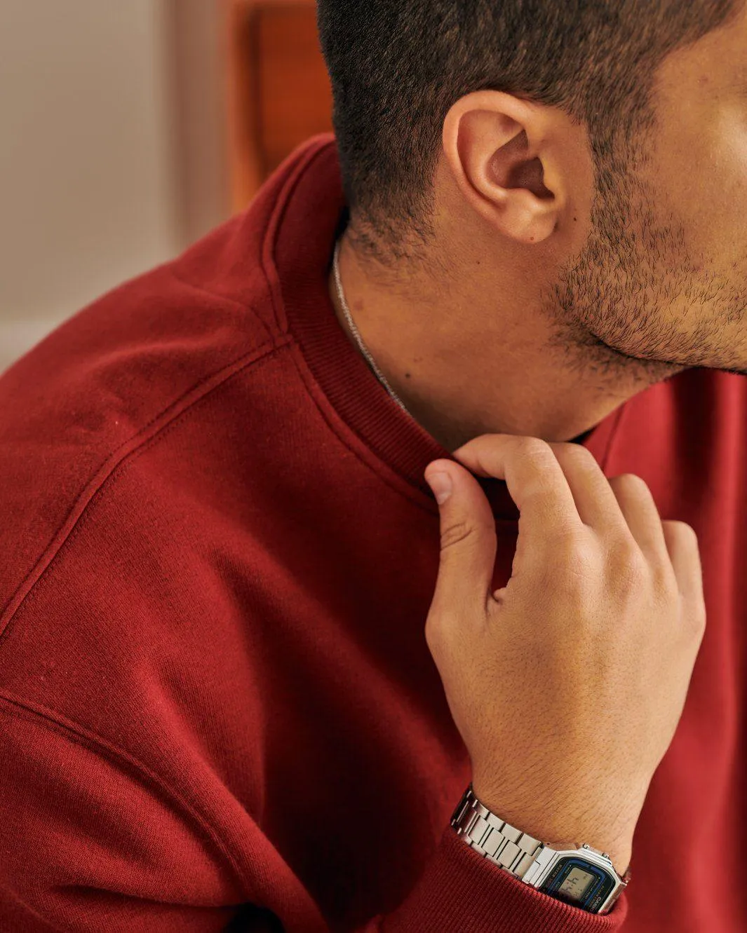 Burgundy Crewneck