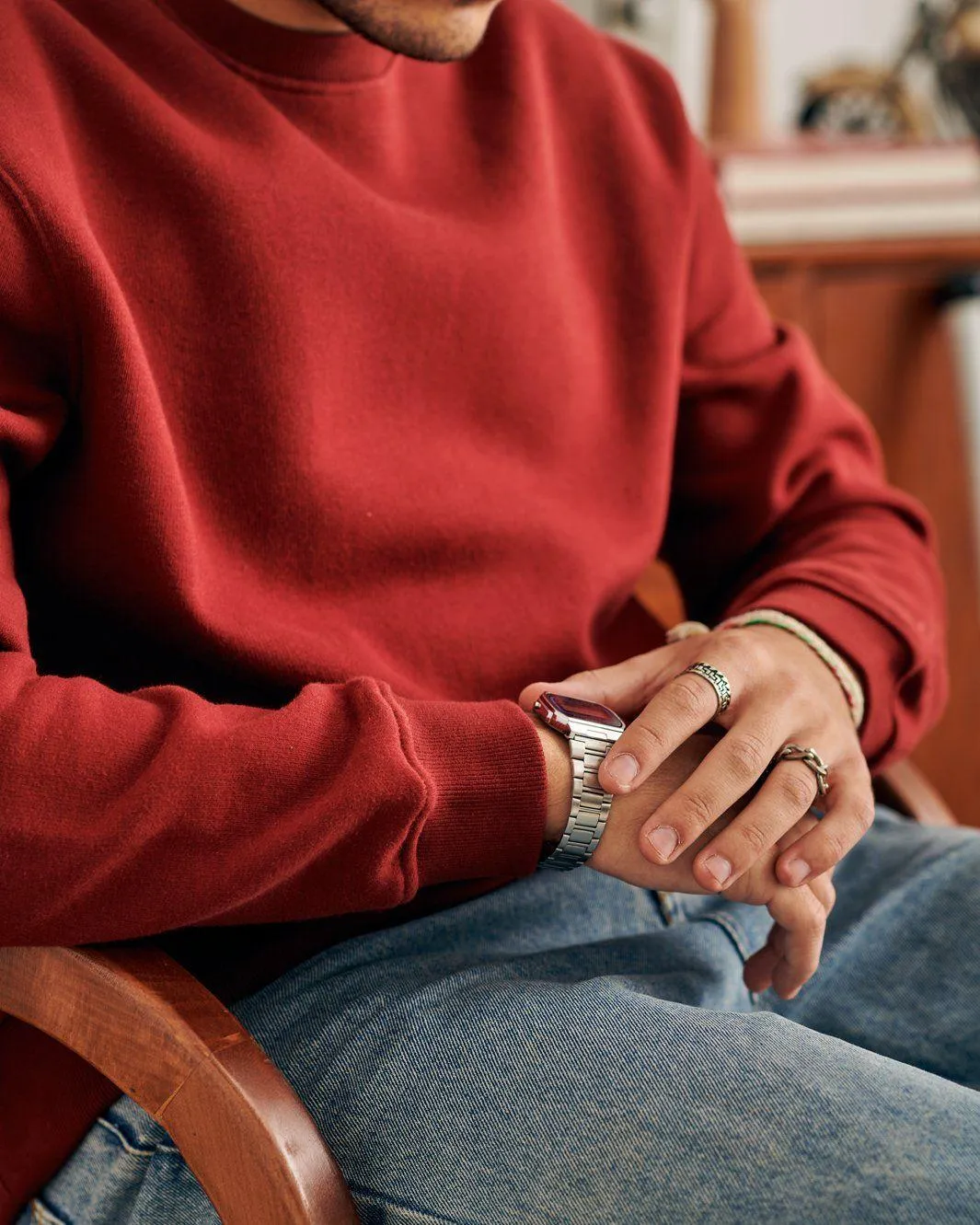 Burgundy Crewneck