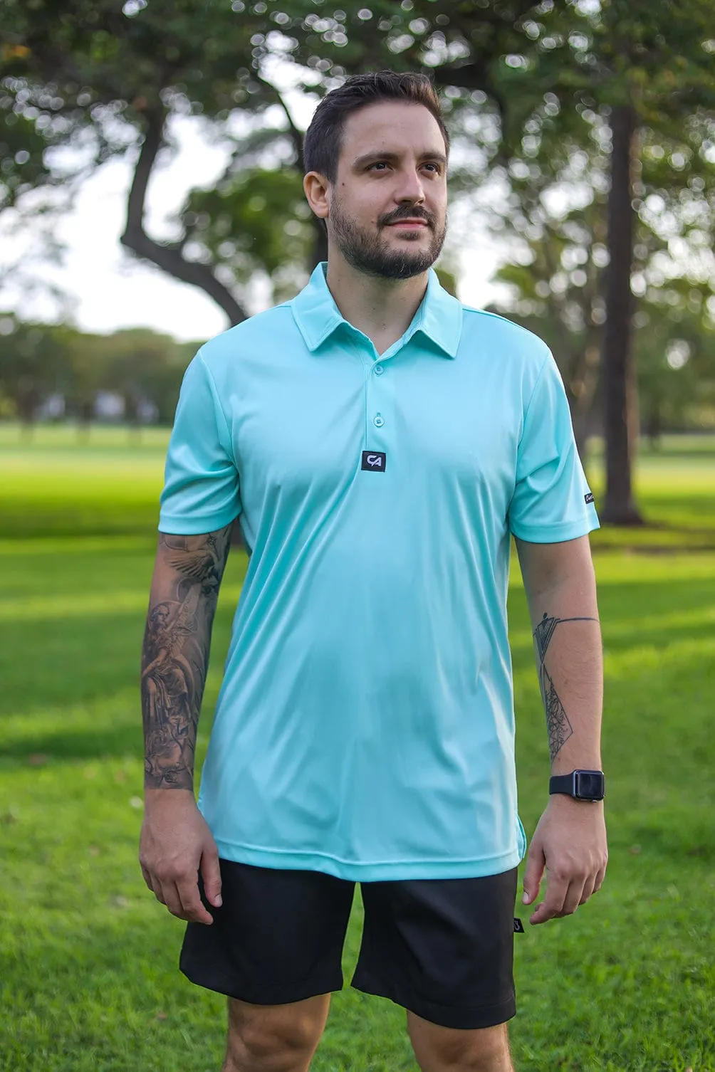 CA Iconic Golf Shirt | Mint