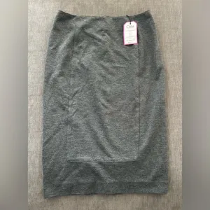 CABI Pencil skirt gravel grey 6 NWT