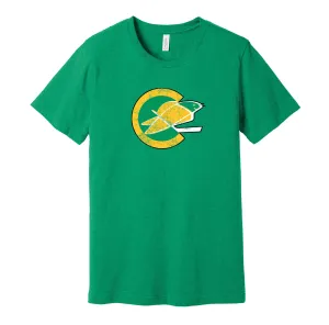 California Golden Seals Distressed Logo Shirt - Defunct Bay Area Sports Team - Celebrate California Hockey Heritage and History - Hyper Than Hype
