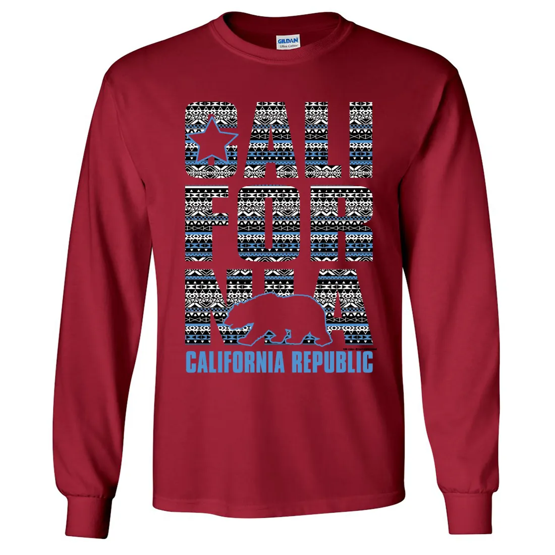 California Republic Tribal Aztec Long Sleeve Shirt