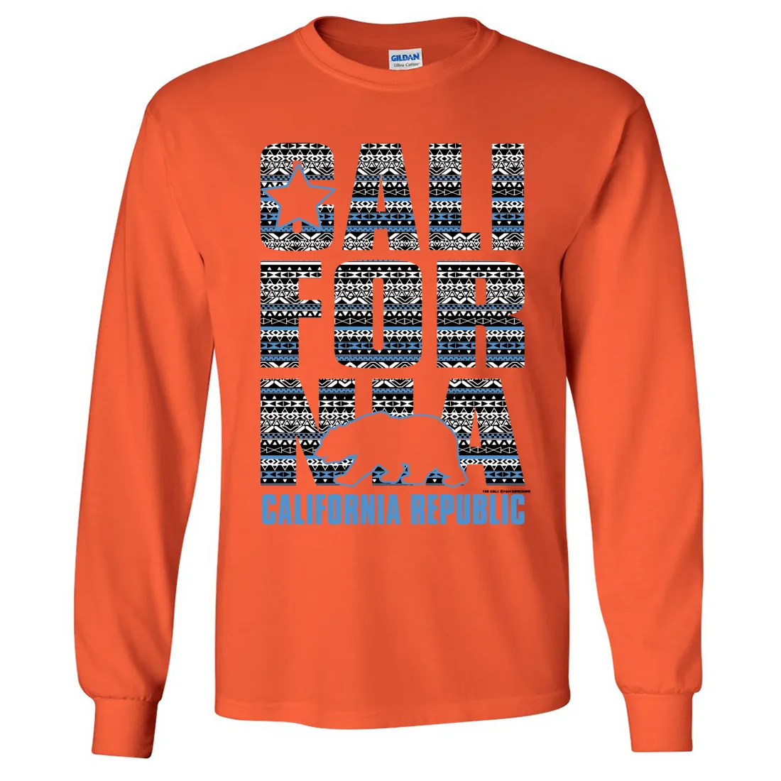 California Republic Tribal Aztec Long Sleeve Shirt