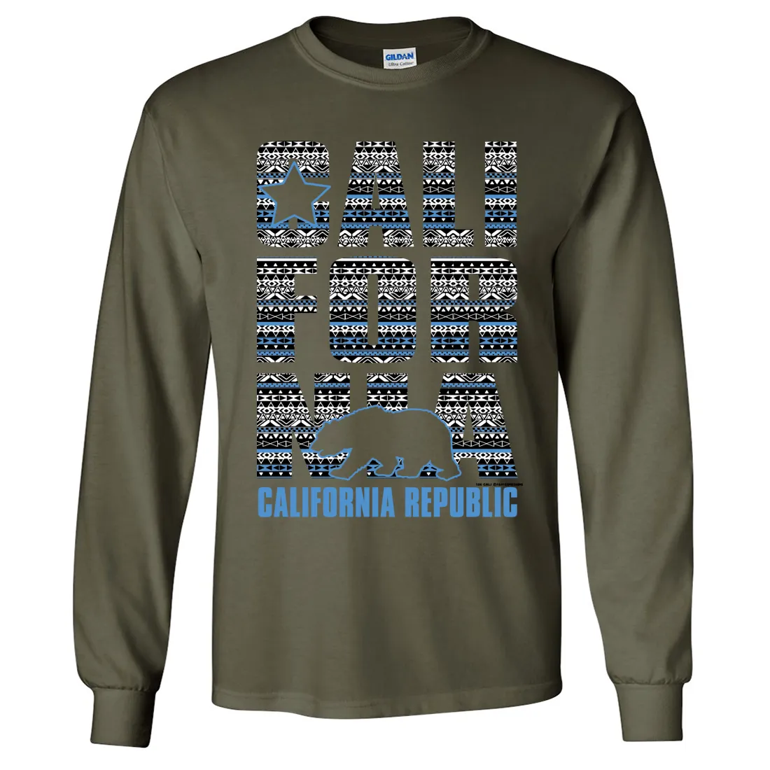 California Republic Tribal Aztec Long Sleeve Shirt