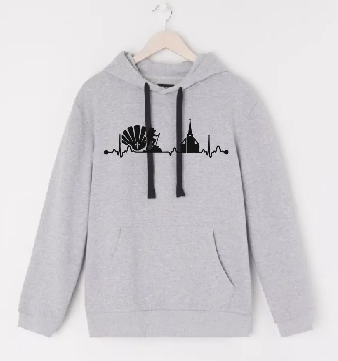 Camino de Santiago heartbeat T-shirt l Hoodie l Pants