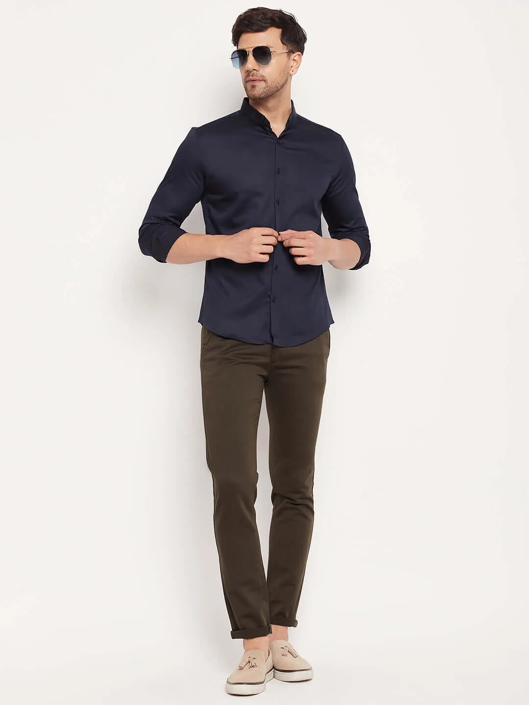 Camla Barcelona Anthra Shirts For Men
