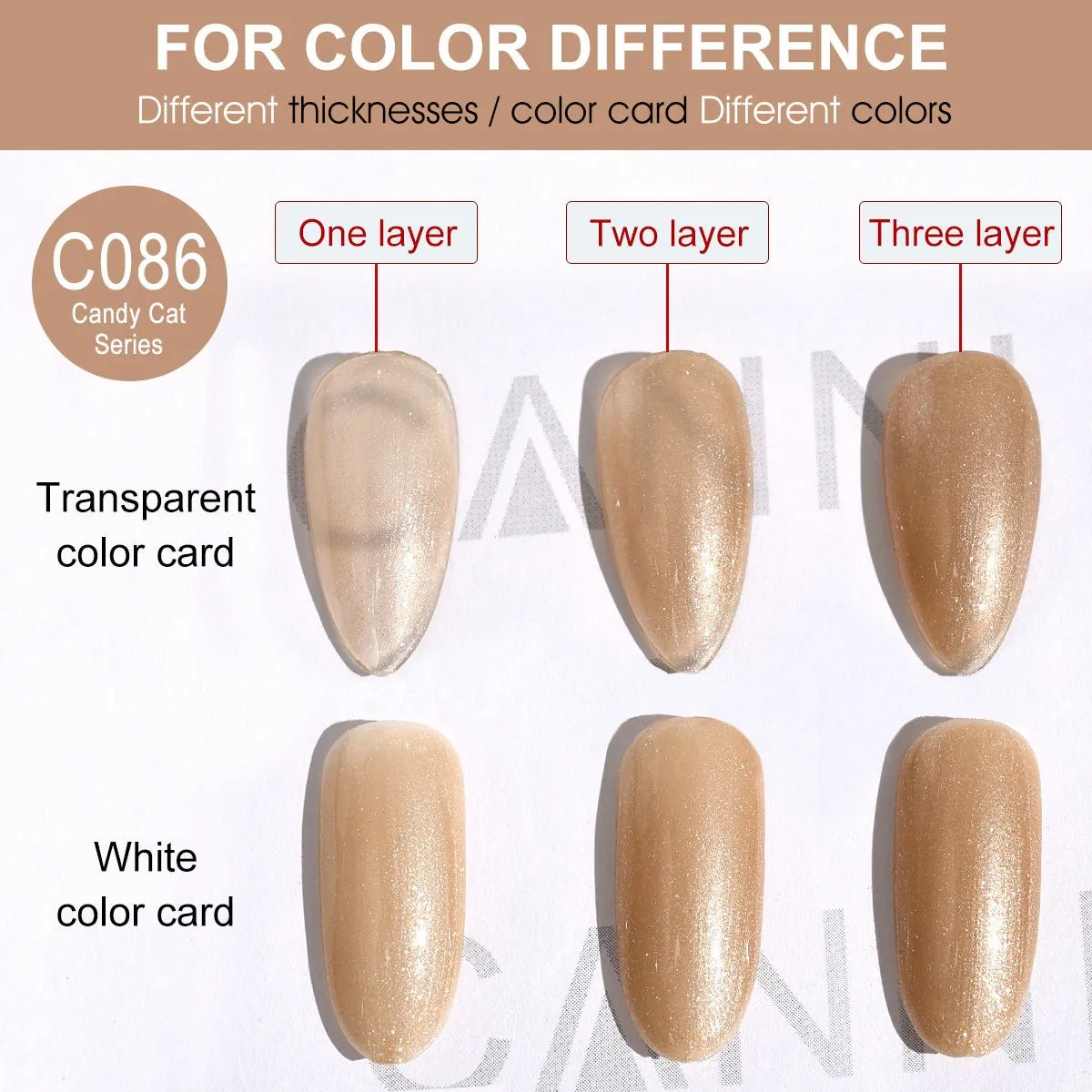 Candy Cat Eye - 6 Colors Gel Polish Set