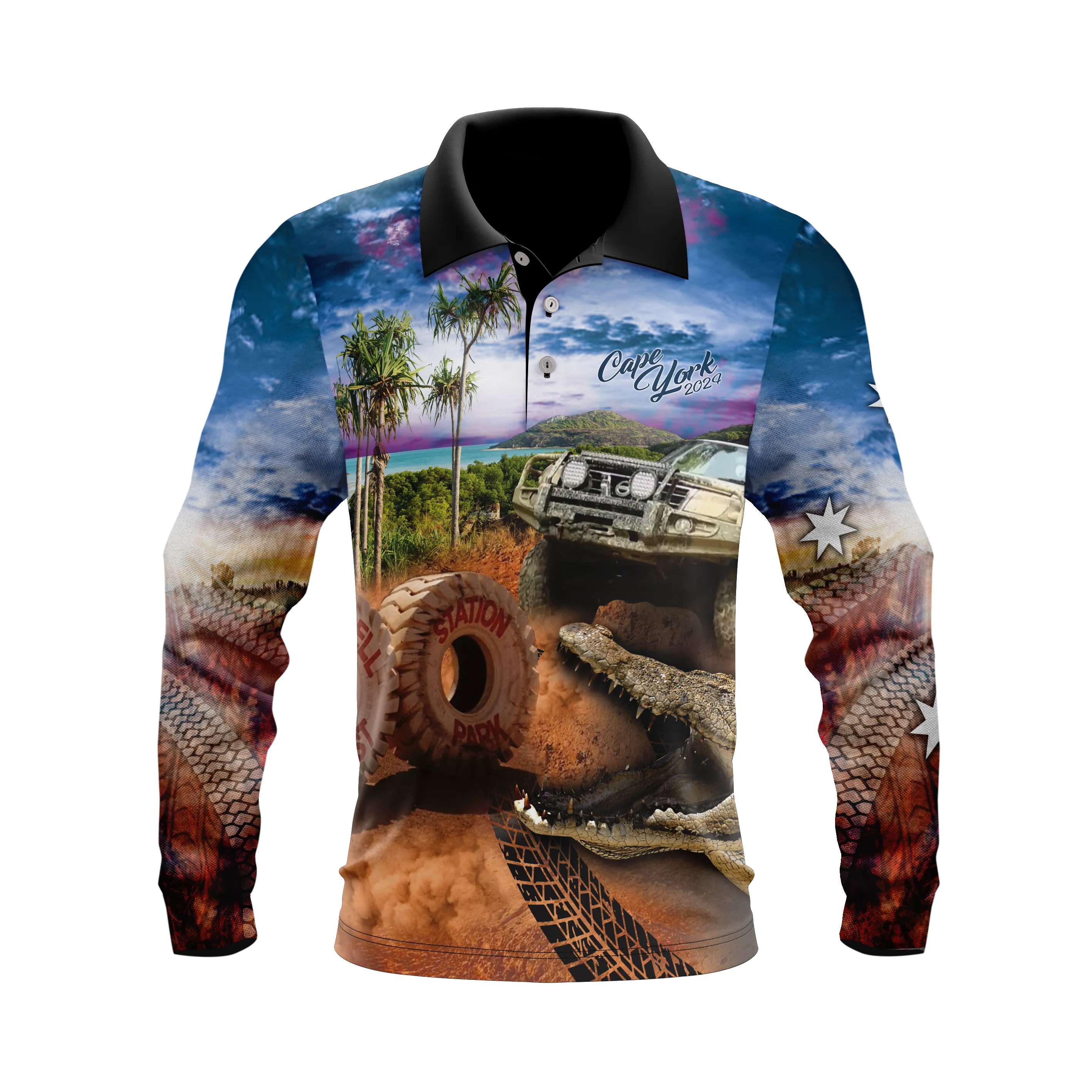 Cape York Blue 2023 Polo shirt