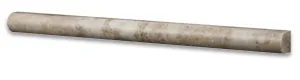 Cappuccino Marble 3/4 X 12 Polished Bullnose Liner - Lot of 50 Pcs.