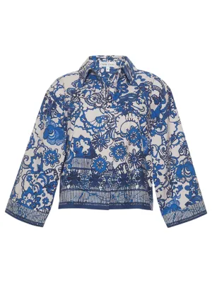 Cara Cara Erica Shirt in Dentelle Blue