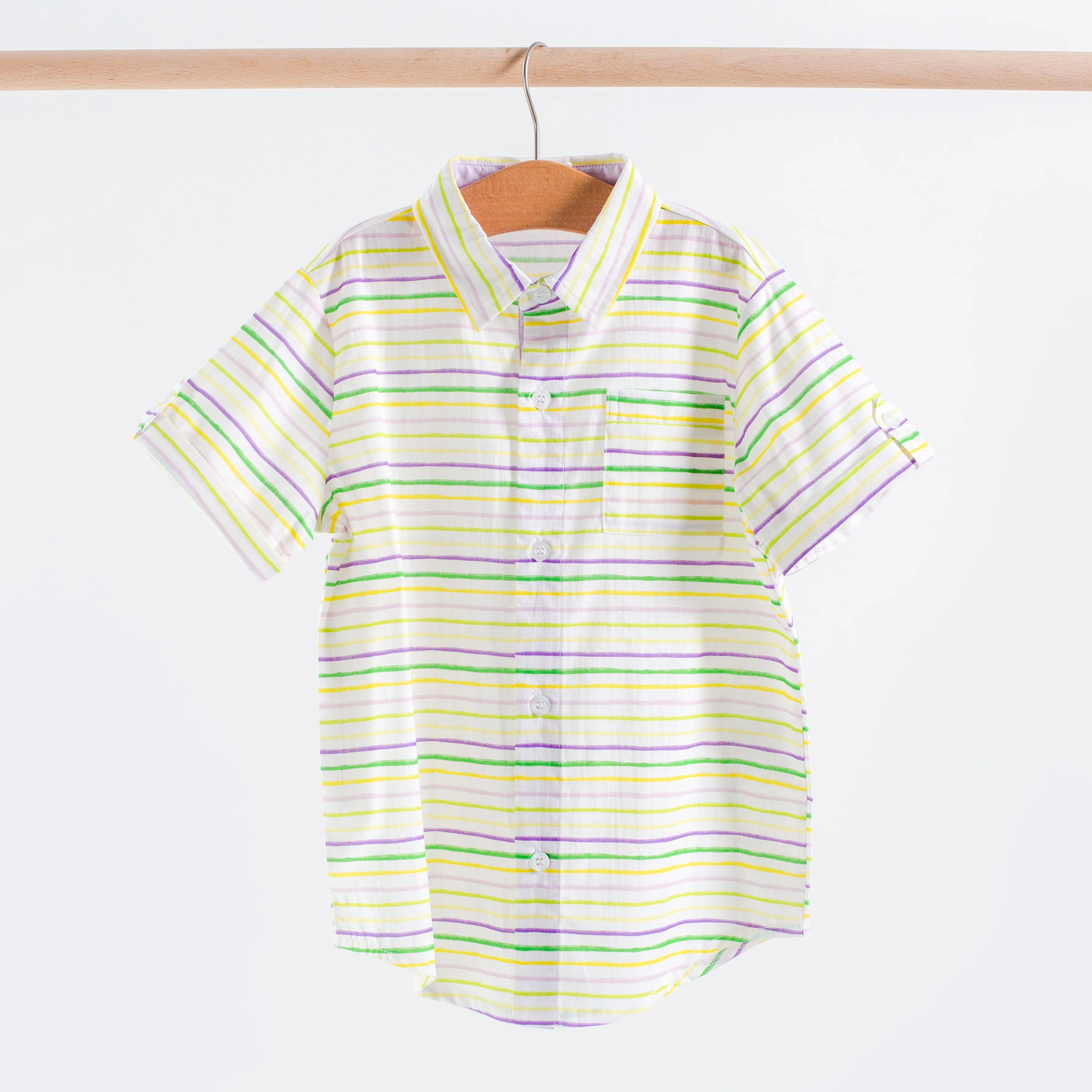 Carnival Time Short Sleeve Collared Shirt (Pre-order Arriving Fall 2025)