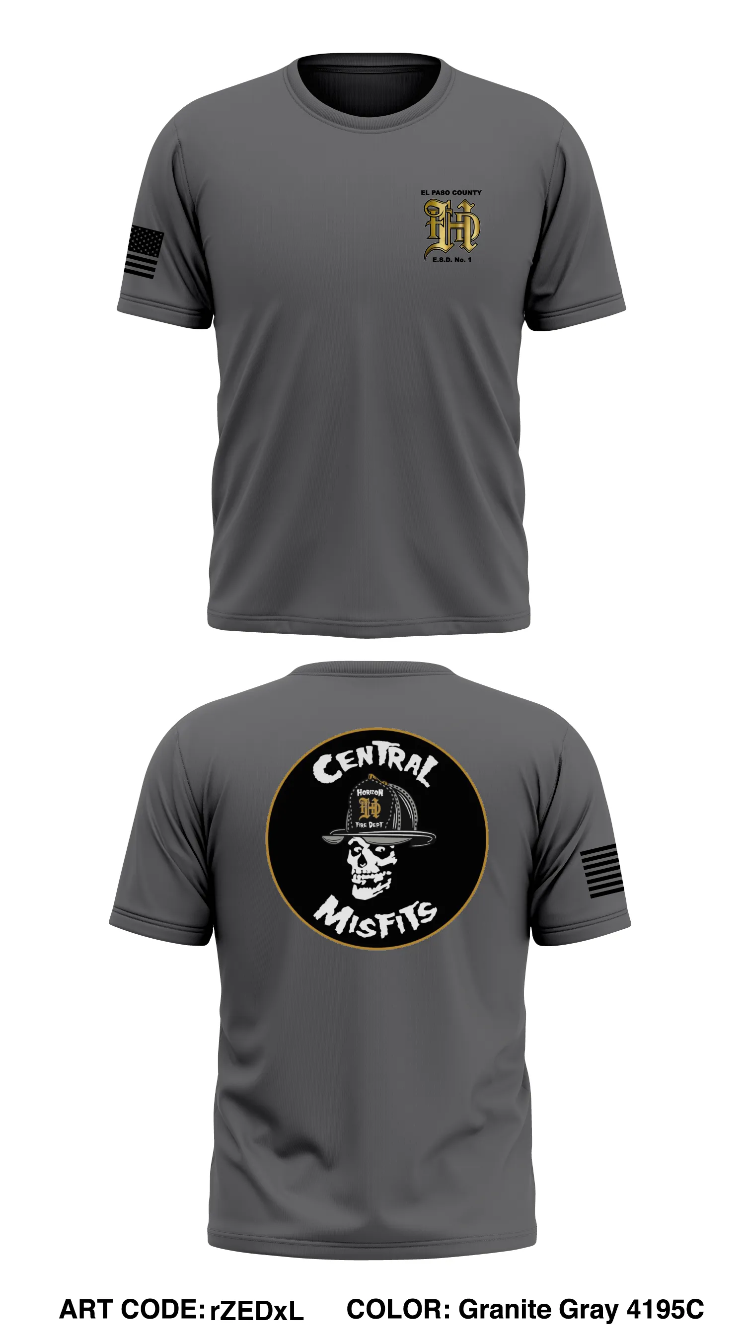 Central Misfits  Store 1 Core Men's SS Performance Tee - rZEDxL