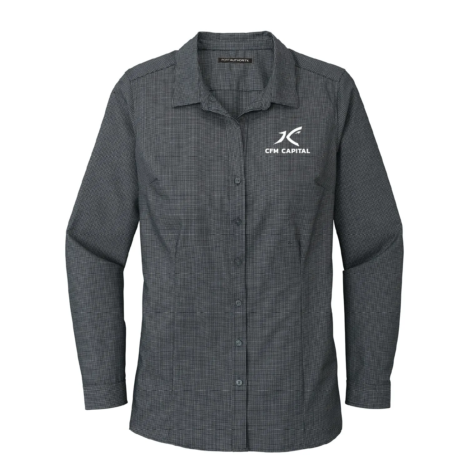 CFM 2 Ladies Pincheck Easy Care Shirt