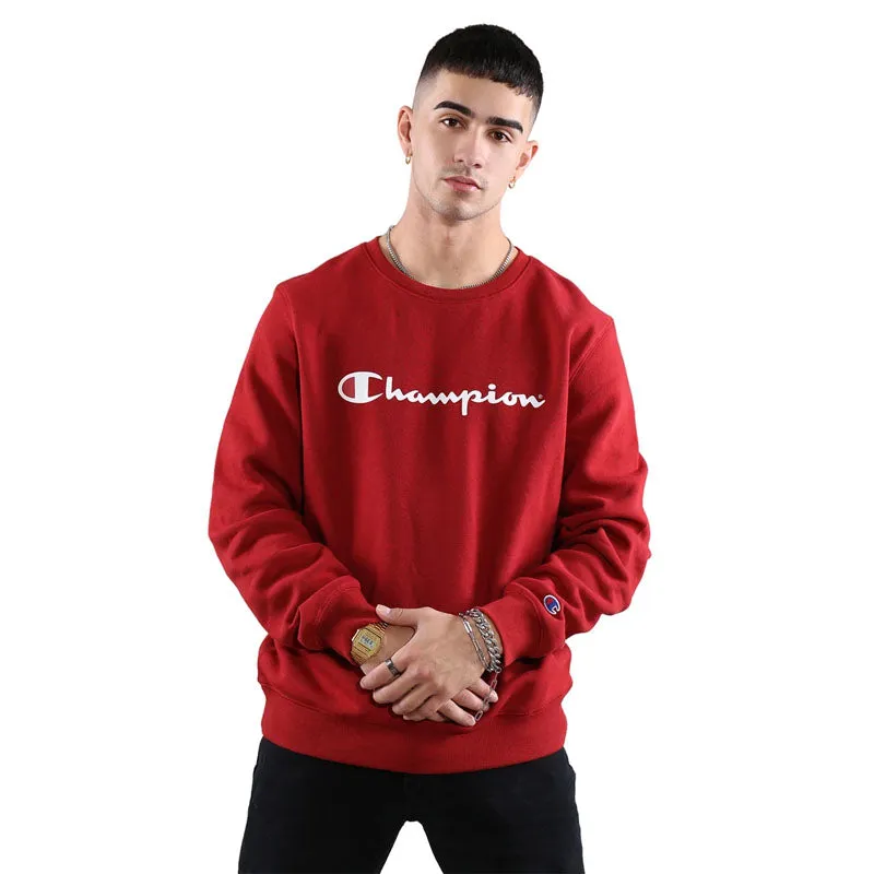 Champion Mens Script Crew