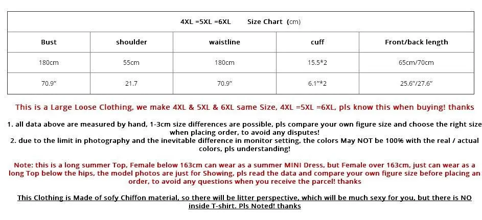 Chiffon Tops Novelty Ladies Floral Print Casual Loose Blouses Shirts Plus Size 4XL 5XL 6XL Women's Tops Blouses