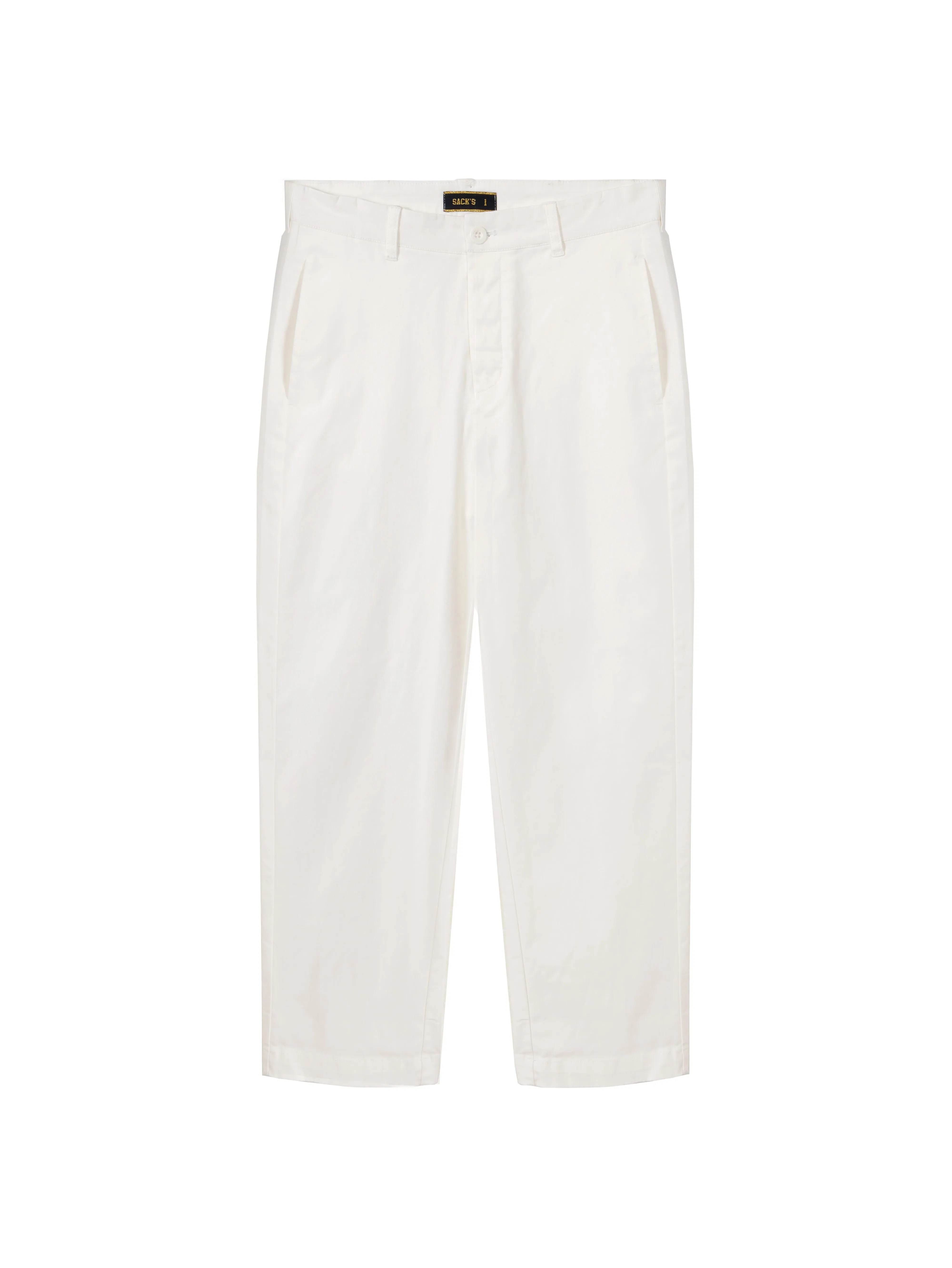 Chino Pants Embroidered Straight Leg