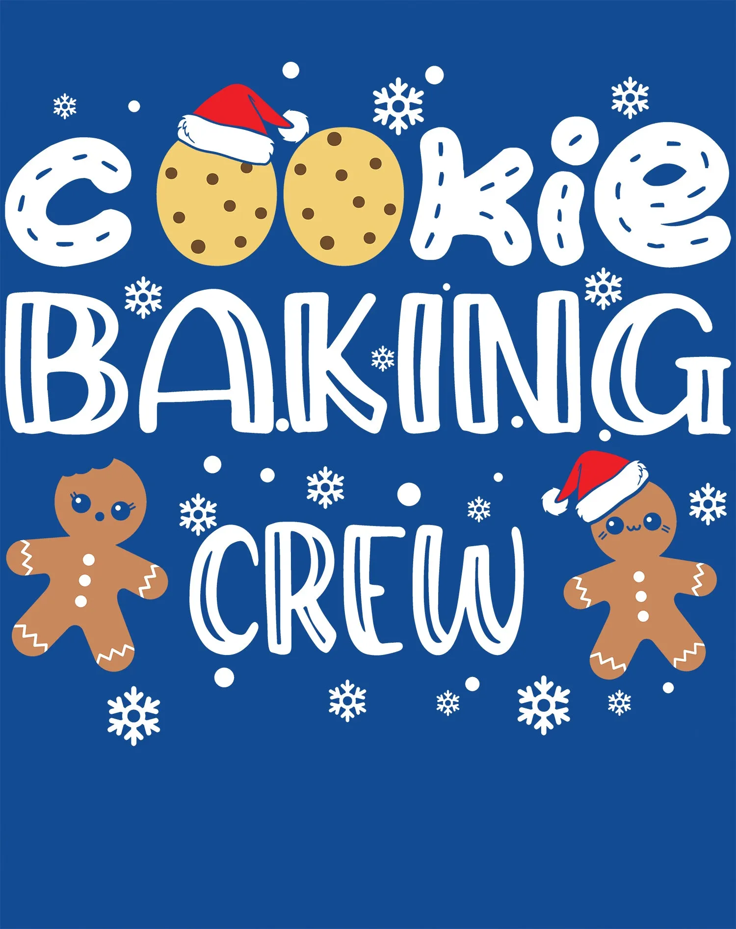 Christmas Cookie Baking Crew Gingerbread Men Matching Family Kid's T-Shirt