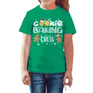 Christmas Cookie Baking Crew Gingerbread Men Matching Family Kid's T-Shirt