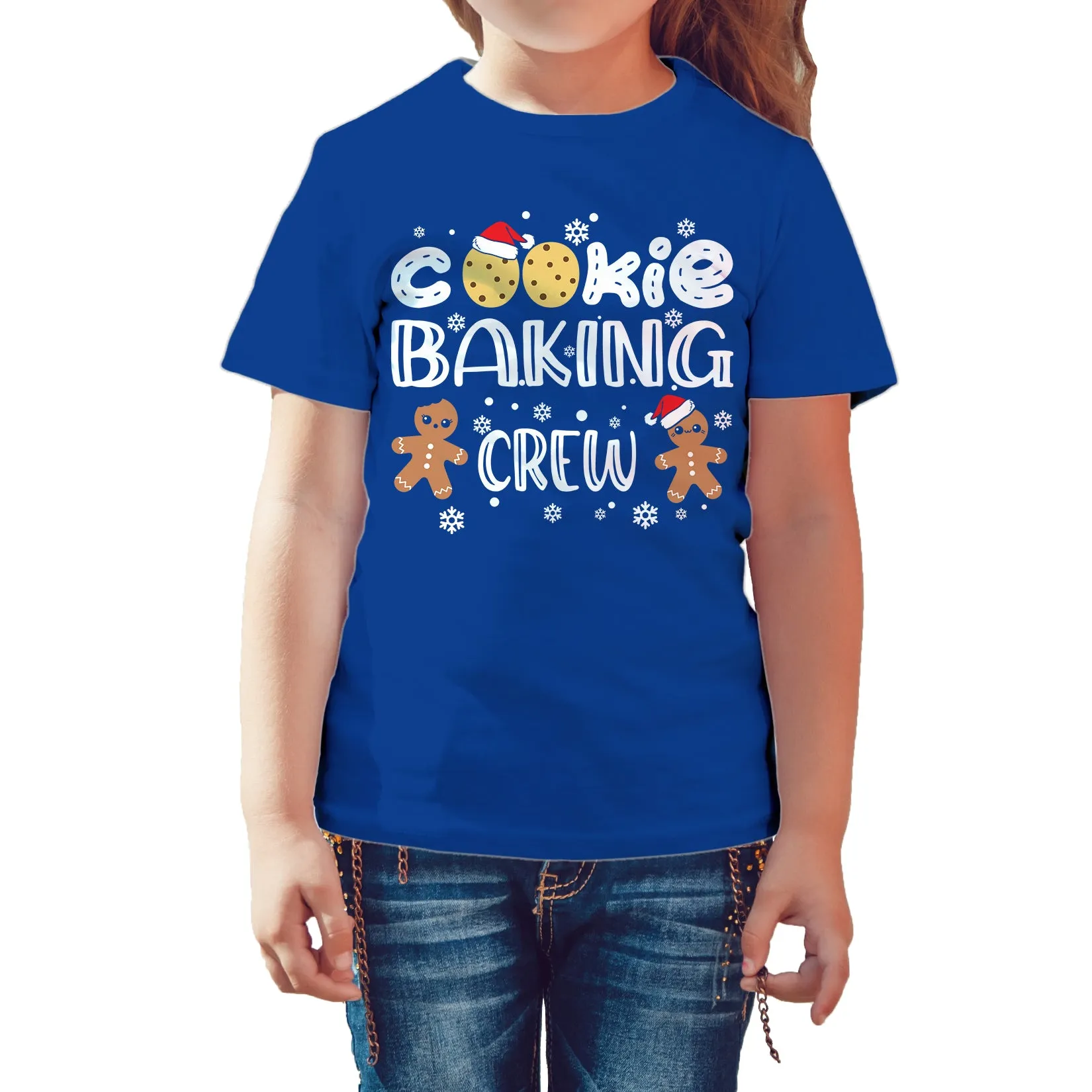Christmas Cookie Baking Crew Gingerbread Men Matching Family Kid's T-Shirt