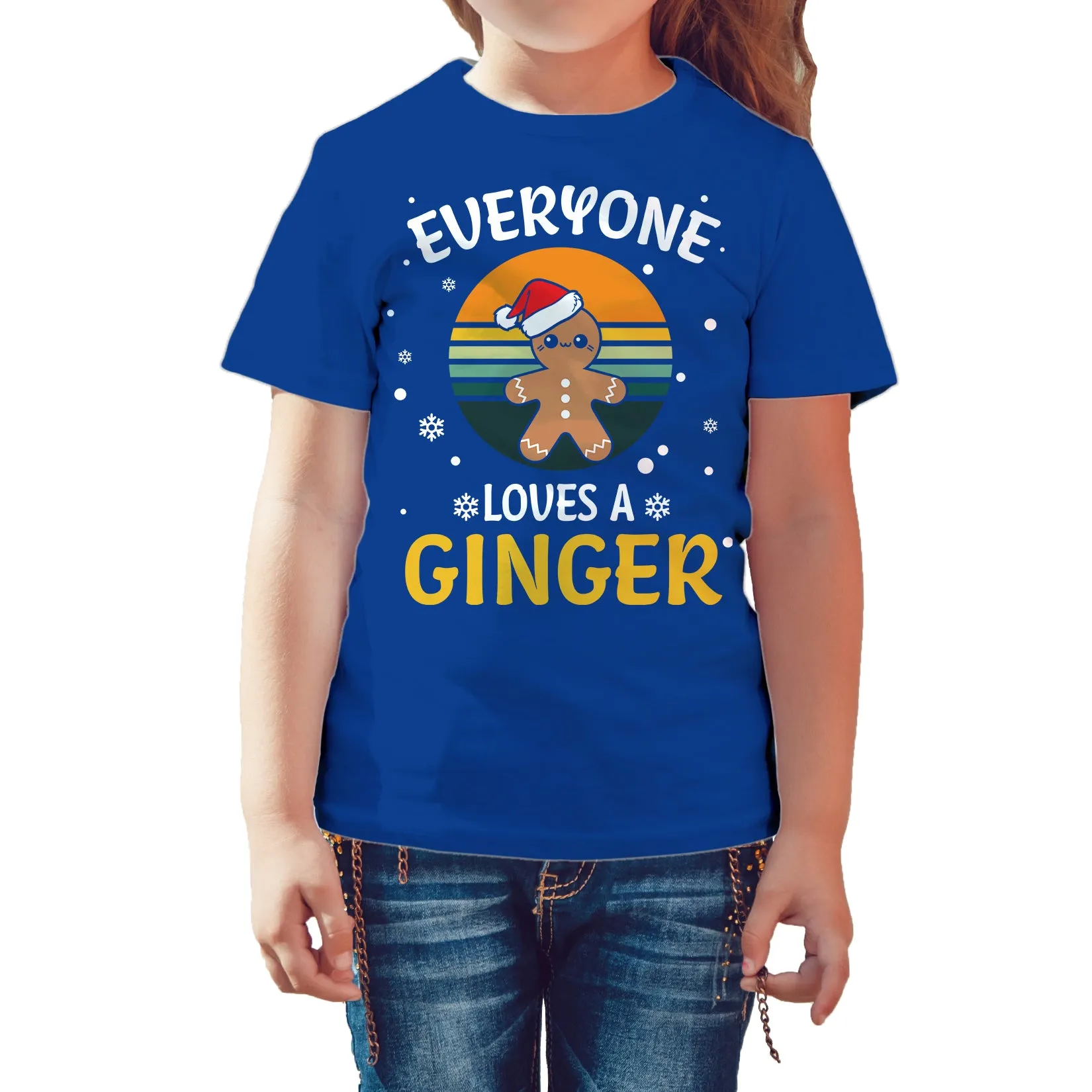 Christmas Ginger Everyone Loves Meme Fun Gingerbread Man Lol Kid's T-Shirt