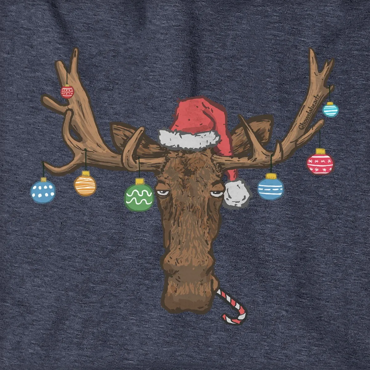 Christmas Moose Ornaments Hoodie