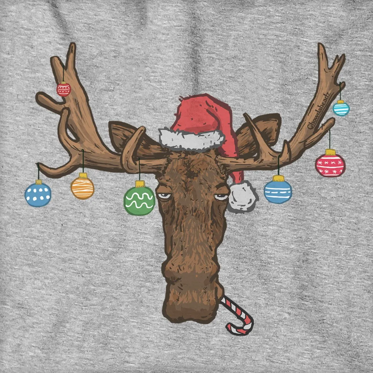 Christmas Moose Ornaments Hoodie