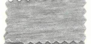 Chrome Heathered - Tencel Organic Cotton 2X2 Rib - 1/2 metre