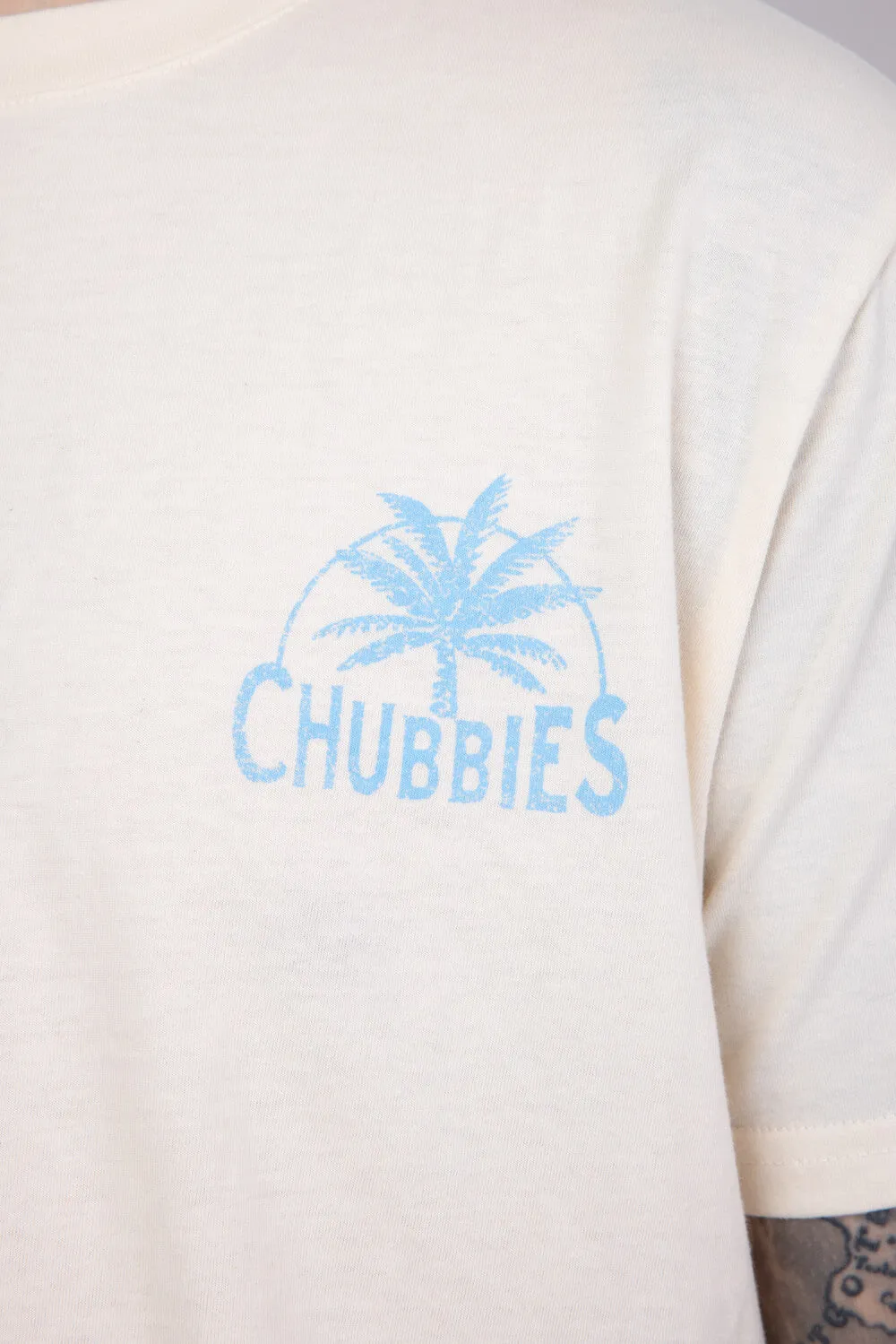 Chubbies Going In The Duffle T-Shirt for Men in Off White | 502251-07
