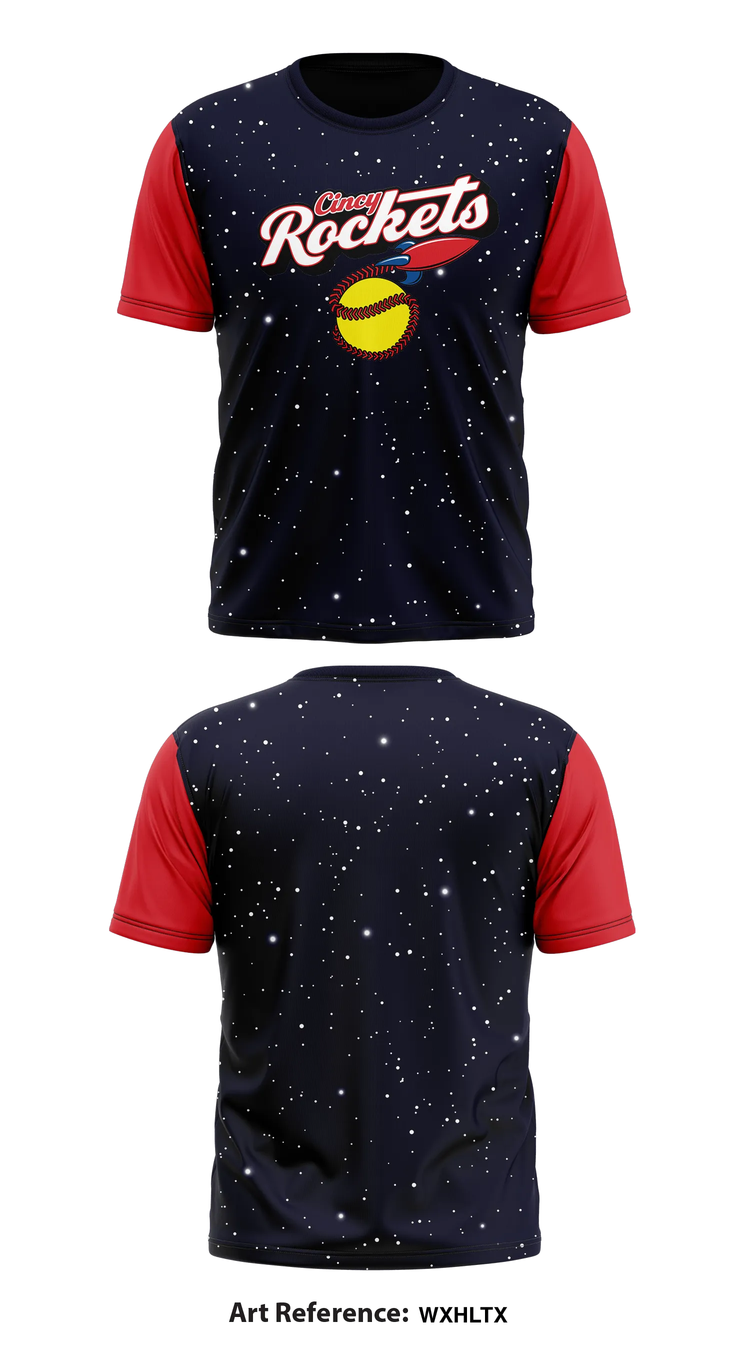 Cincy Rockets Store 1 Core Men's SS Performance Tee - WxHLtx