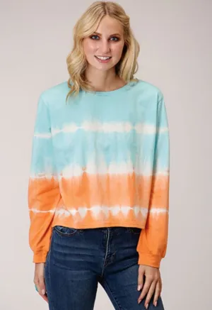 CL03-038-0514-4034 Ladies Tie Die L/S Shirt