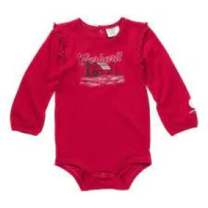 CL9846 Body Suit Graphic-Carhartt Girls Snowy Wonderland L/S