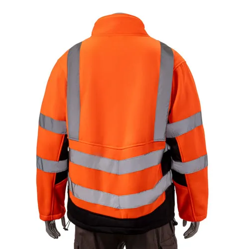 Class 3 Two Tone Reflective Tape Safety Jacket With Pocket