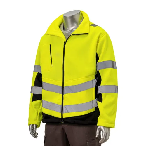 Class 3 Two Tone Reflective Tape Safety Jacket With Pocket