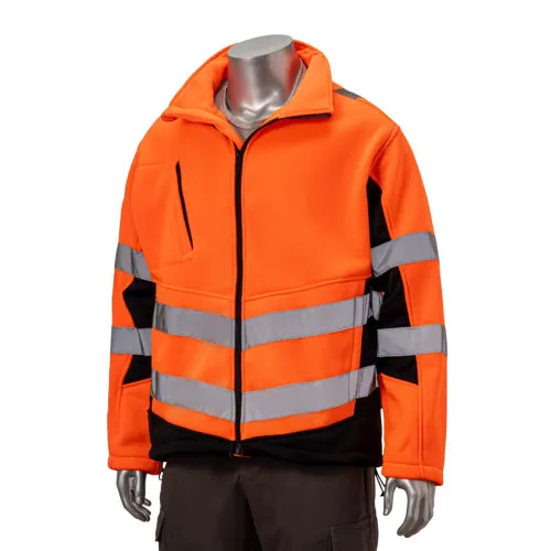 Class 3 Two Tone Reflective Tape Safety Jacket With Pocket