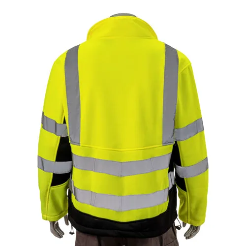 Class 3 Two Tone Reflective Tape Safety Jacket With Pocket