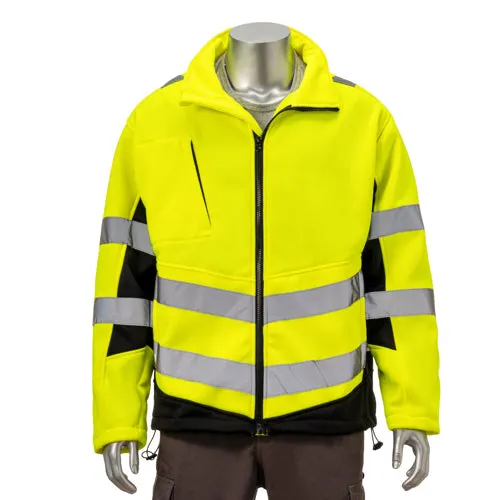 Class 3 Two Tone Reflective Tape Safety Jacket With Pocket
