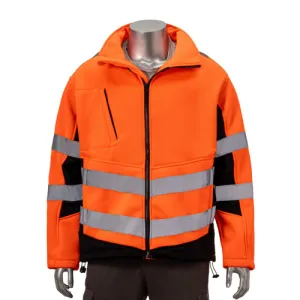 Class 3 Two Tone Reflective Tape Safety Jacket With Pocket