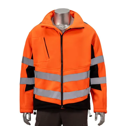 Class 3 Two Tone Reflective Tape Safety Jacket With Pocket