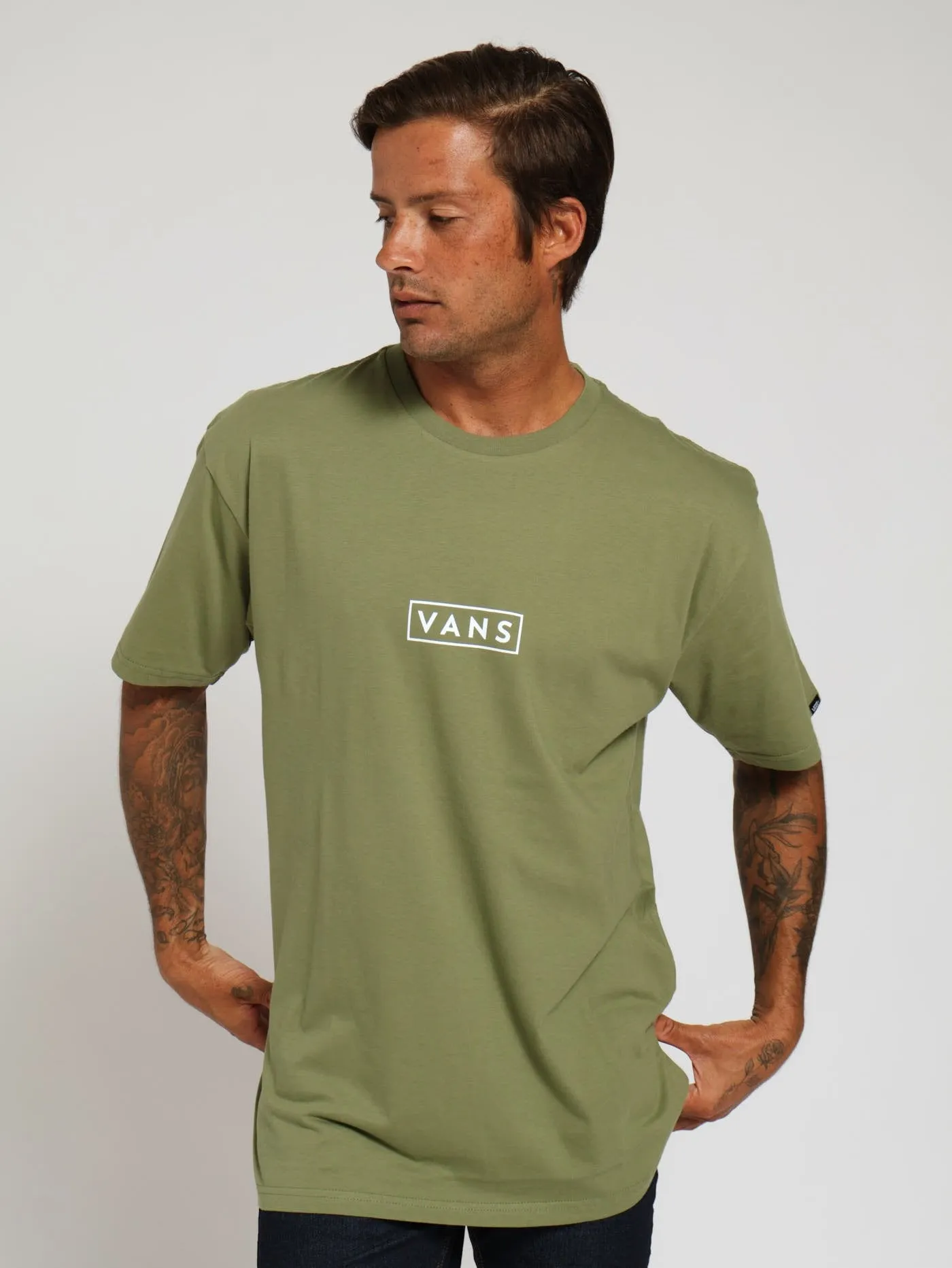 Classic Easy Box Tee - Olive