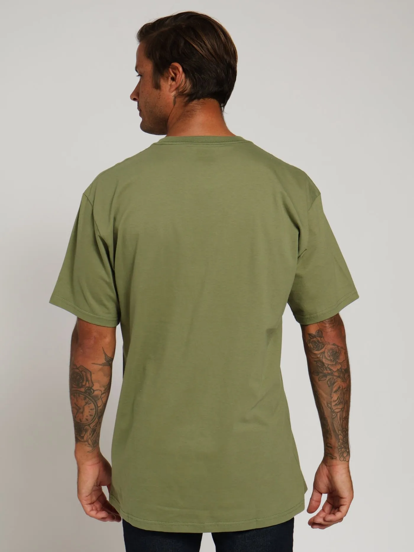 Classic Easy Box Tee - Olive