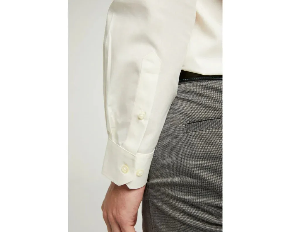 Classic Easy Care Long Sleeve Shirt - Cream