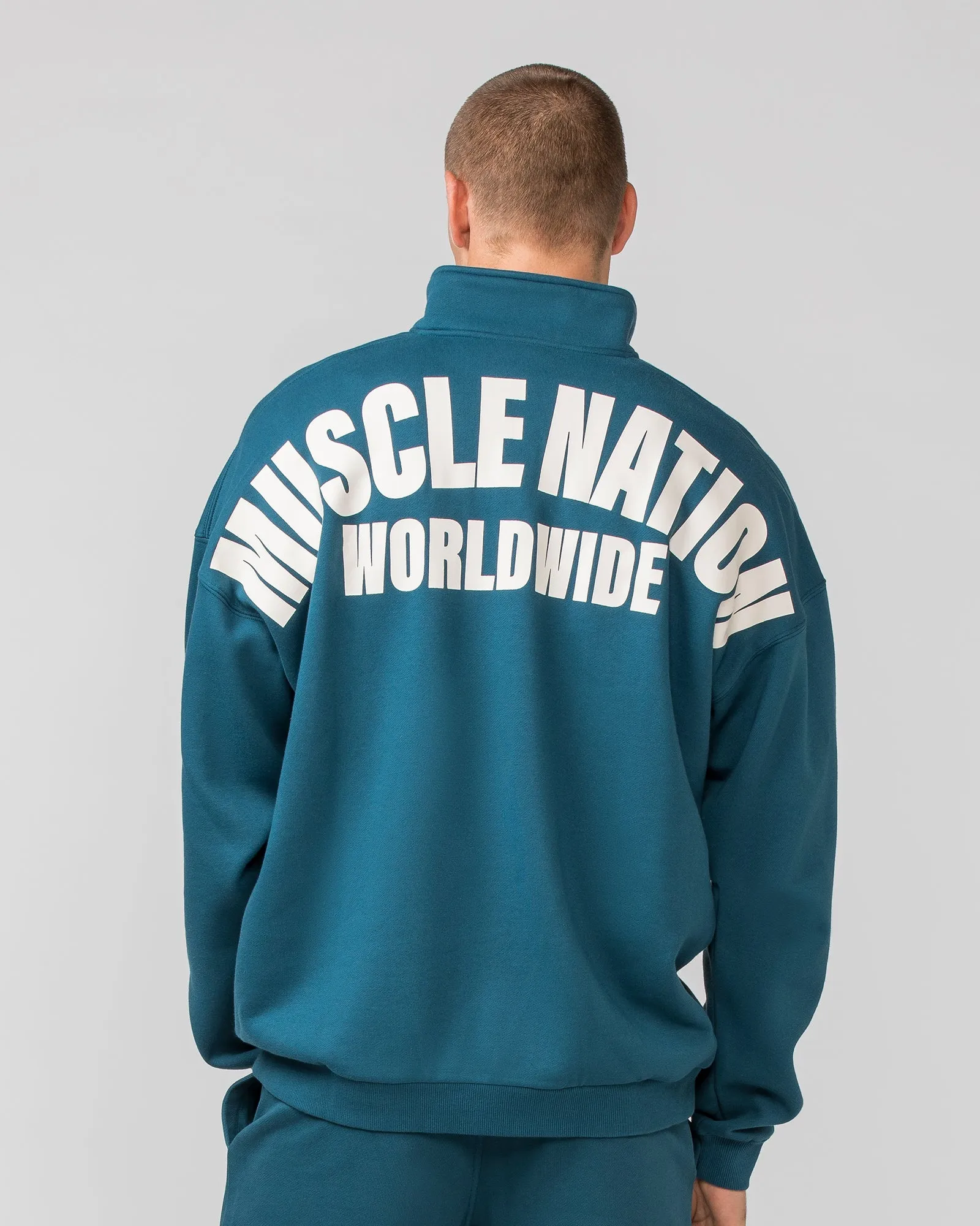 Classic Quarter Zip  - Tidal Teal
