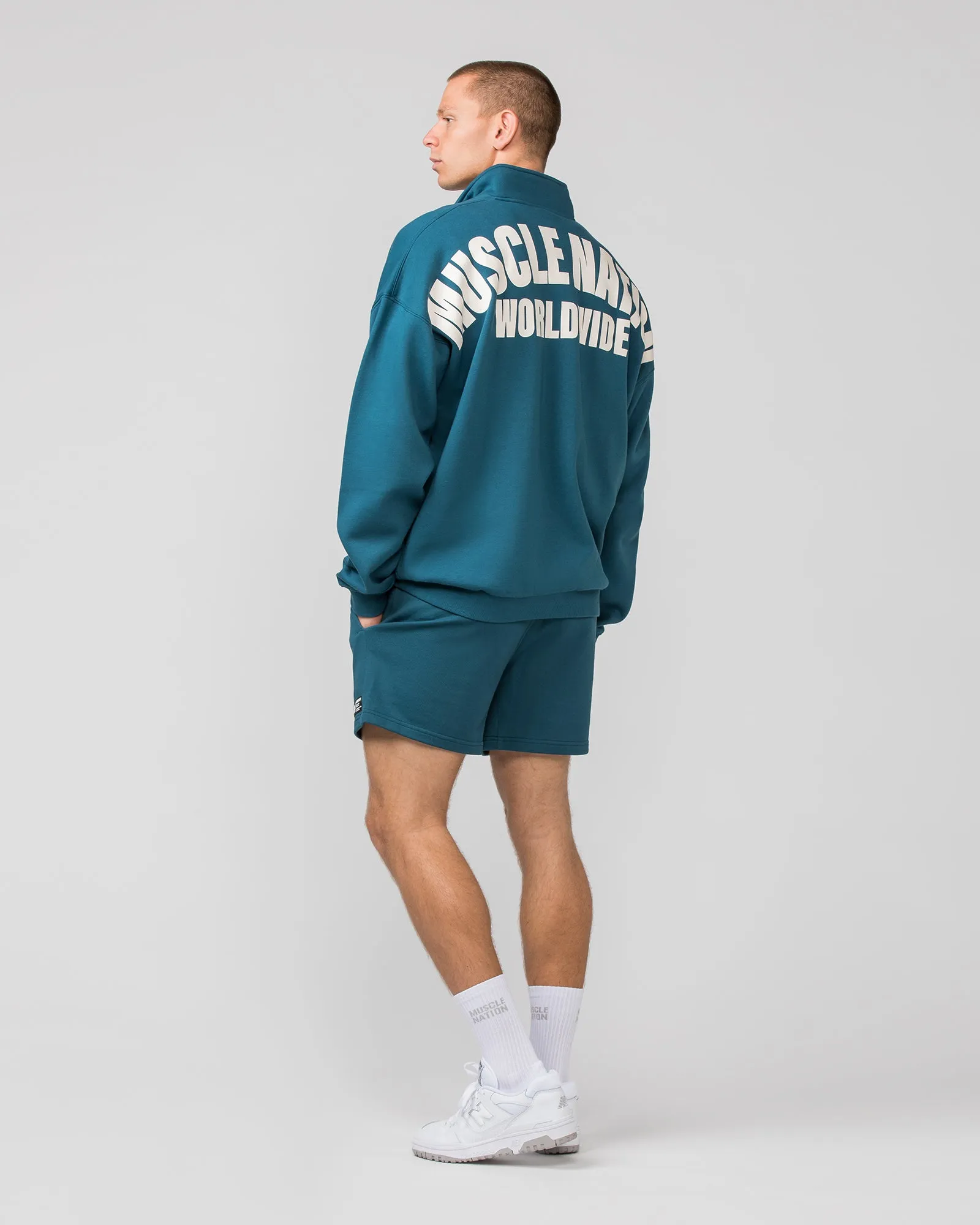Classic Quarter Zip  - Tidal Teal