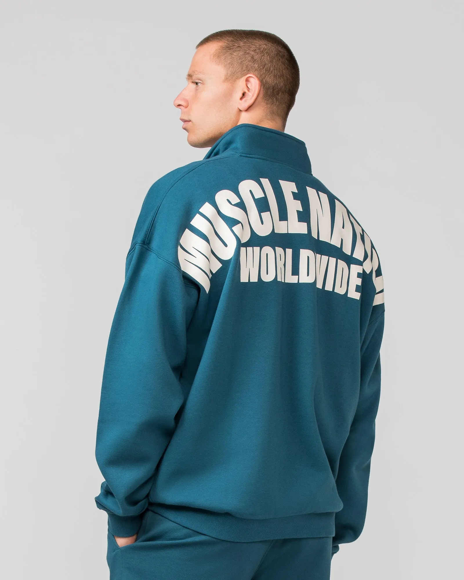 Classic Quarter Zip  - Tidal Teal