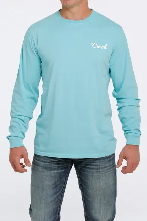 CLMTT1721001 Light Blue Cinch Mens L/S Shirt