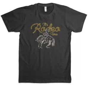 CLT-82 Dale Brisby - Ladies T Shirt - It's Rodeo Time Bronc T
