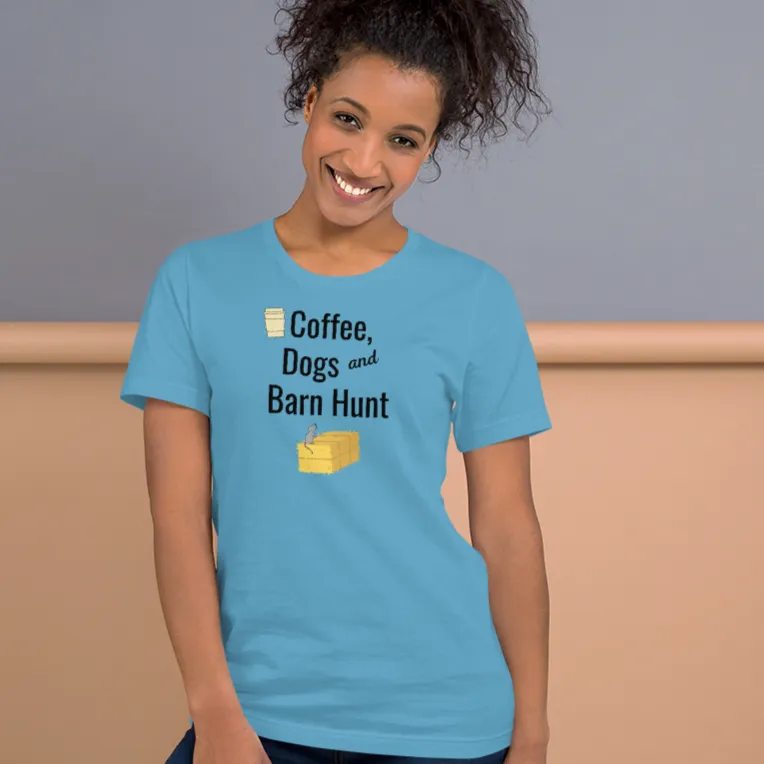 Coffee, Dogs & Barn Hunt T-Shirts - Light