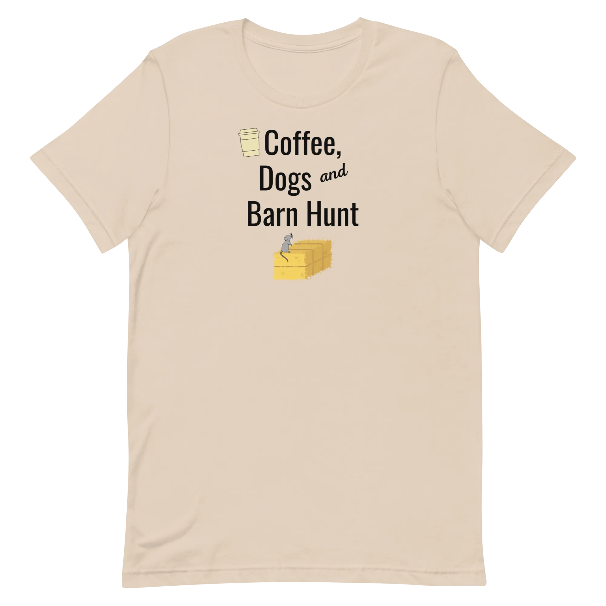 Coffee, Dogs & Barn Hunt T-Shirts - Light
